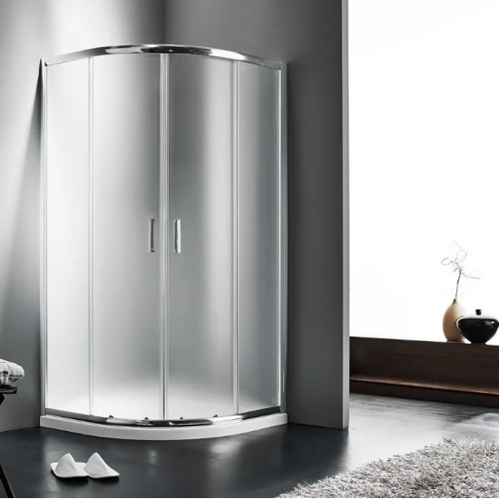 Καμπίνα Ντουζιέρας Ημικυκλική Corner Entry 80x80x180cm Starlet QS80F-100 Fabric Chrome Καμπίνα Ντουζιέρας Ημικυκλική Corner Entry 80x80x180cm Starlet QS80F-100 Fabric Chrome